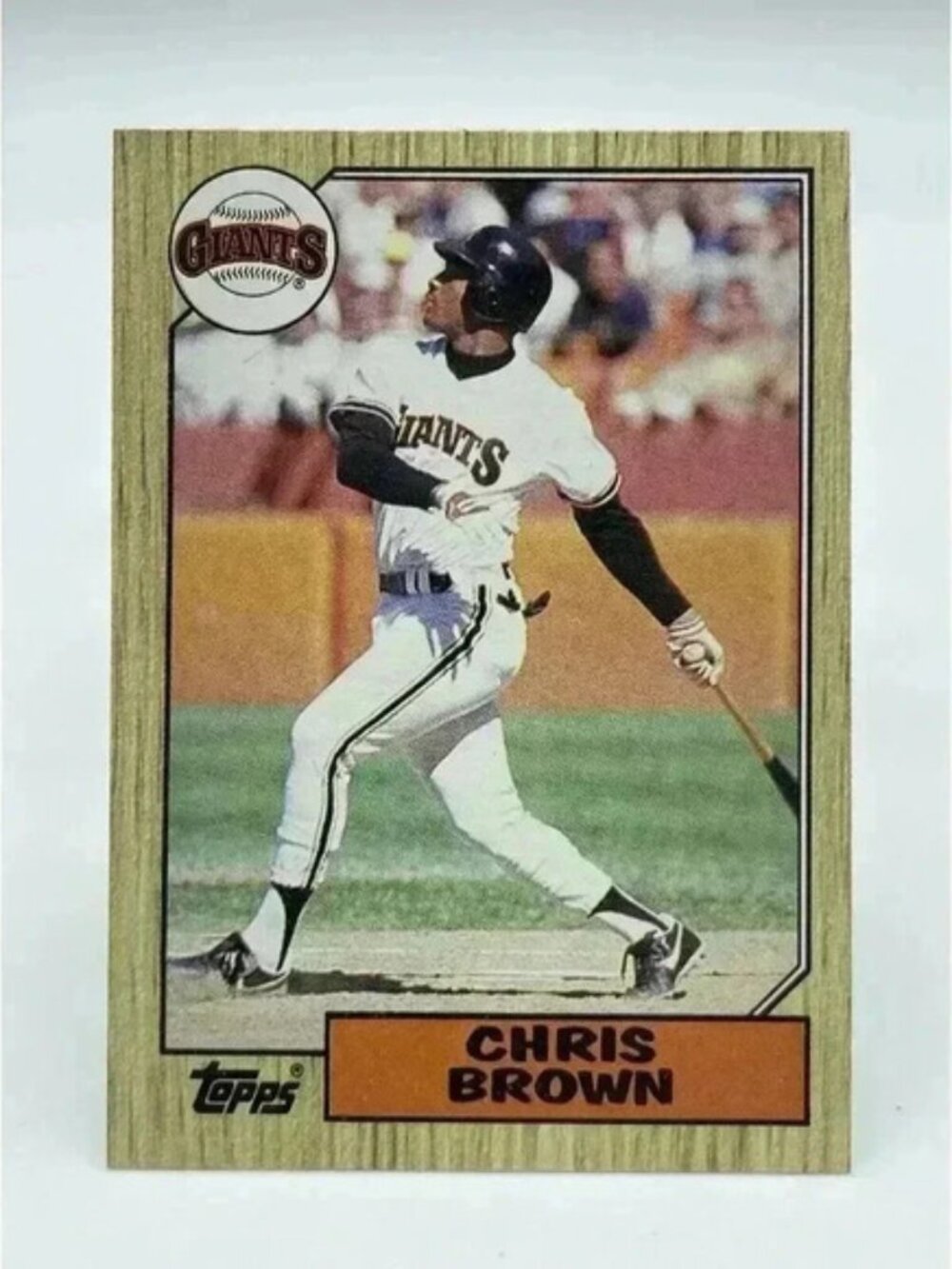 Chris Brown #180 San‎ Francisco Giants Vintage 1987 Topps TCG MLB